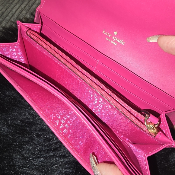 Euc Kate Spade Pink Wallet - Picture 4 of 6